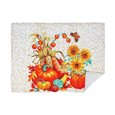 Ensemble de vaisselle en microfibre Happy Harvest