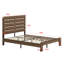 Base de lit plateforme, grand rangement sous le lit