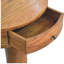 Table de chevet courbée à piédestal