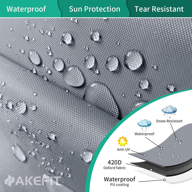 Couvre-spa carré imperméable pour spa robuste