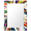 Miroir rectangulaire biseauté Rock Star I sur verre trempé flottant imprimé-531331997