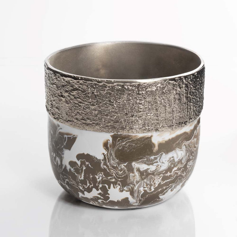 Dansbury Cache Pot Large, 6.75" H x 7.5" W x 7.5" D
