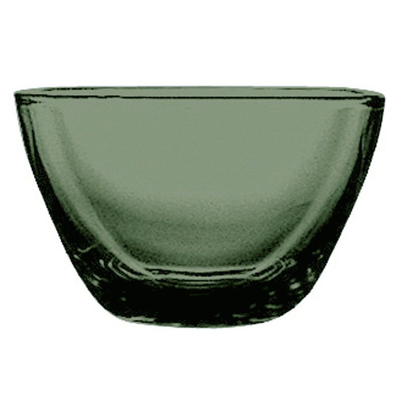 Bol carré en polycarbonate - 12 pièces, Onyx