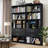 Giesa 71"H Modern Bookcases Storage Bookshelf with 2 Drawers & 7 Open Shelves-190586548