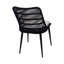Chaise d'appoint de terrasse avec coussin Cylin