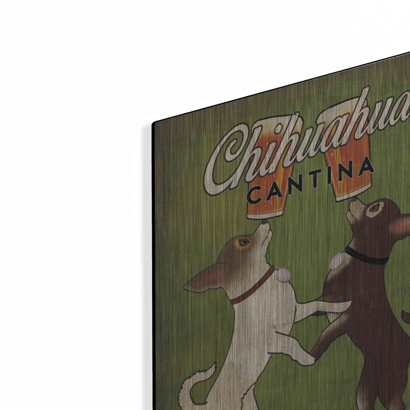 "Double Chihuahua V2" par Ryan Fowler, H 16 po x l 12 po