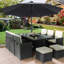 Antibes 2.7m Traditional Parasol with Lights-1258266139