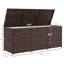 Boîte de rangement en osier PE avec doublure intérieure PE - Boîte de rangement pneumatique-121840229