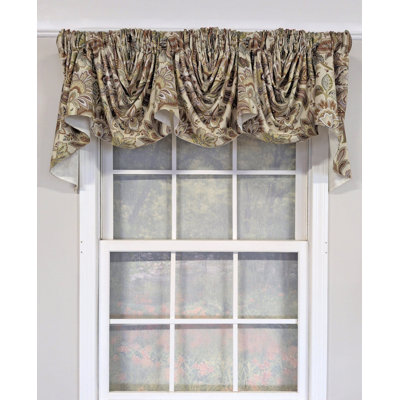 Valdosta Cotton Floral Swag Window Valance