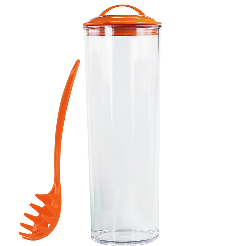Reston Lloyd 2.25 QT Spaghetti Kitchen Canister, Orange