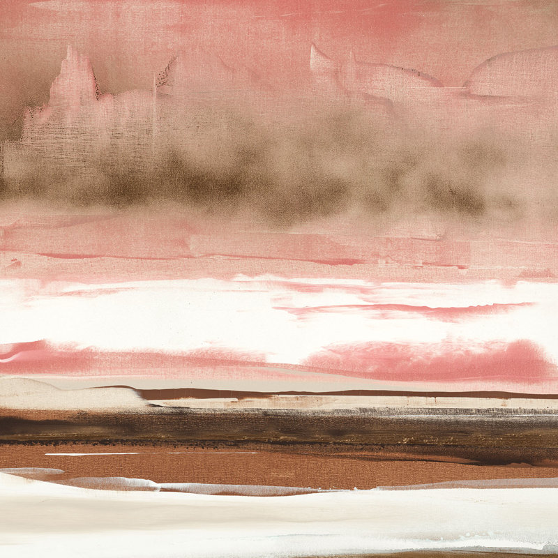 Solace In Gold No.1 by Soozy Barker - Wrapped Canvas Canvas, 60cm H x 60cm W x 3.8cm D