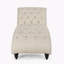 Chaise longue sans accoudoirs touffetée-962350601