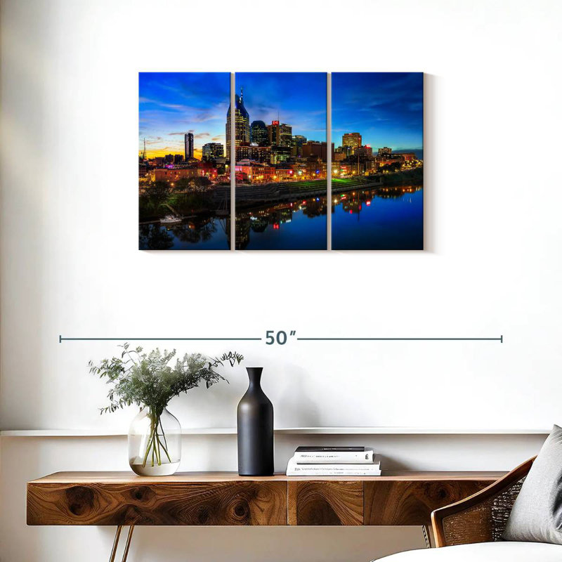 Paysage urbain Sirci Nashville, H 20 po x l 33 po