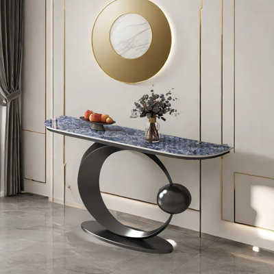 Console luxueuse pour hall d'entrée en ardoise