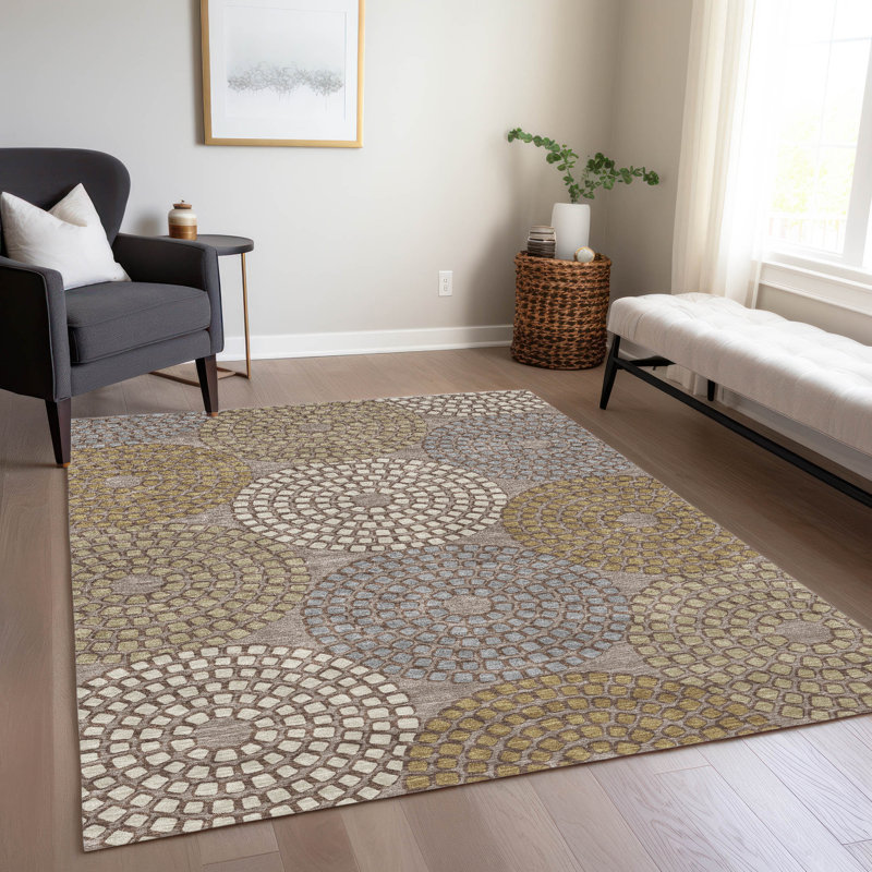 Tapis intérieur / extérieur mâle avec envers antidérapant, Rectangulaire 3 pi x 5 pi