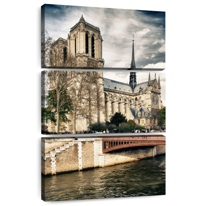 Cathédrale Notre-Dame de Nicci, Paris I, H 57 po x l 36 po