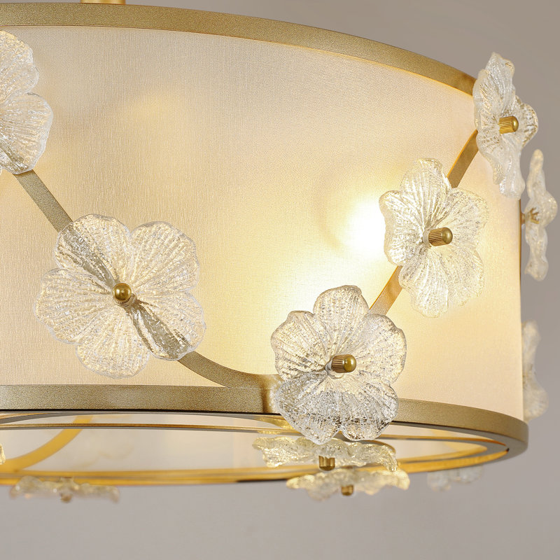 Ventilateur de plafond 20 "avec ensemble d'éclairage et télécommande