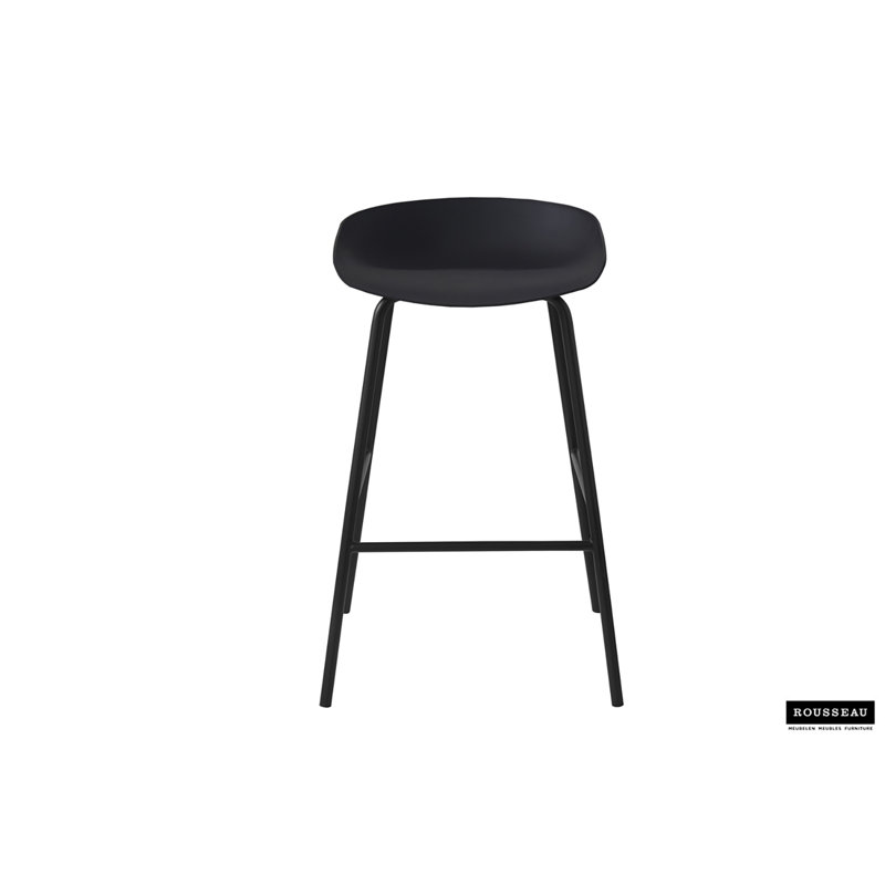 Counter Stool with Metal Frame