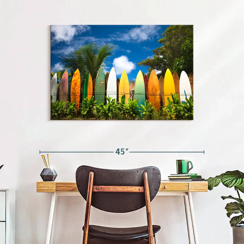 Senne Surfboard Row, 26" H x 39" W