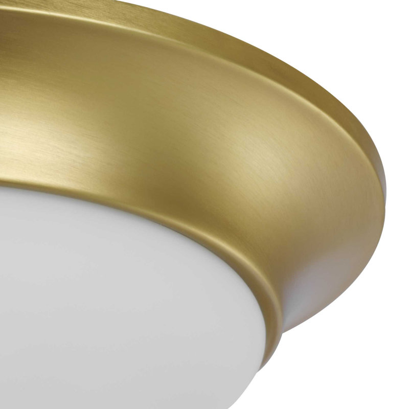 Plafonnier encastré à 1 lumière, H 3,75 po x l 11,5 po x P 11,5 po