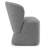 Souza - Fabric Dining Chair with Casters-1246806780