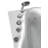 57.13'' x 29.88'' Acrylic Bathtub with Faucet-17549340