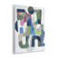 «Retro Geometrics» sur plaque murale grise, design par Coco Good