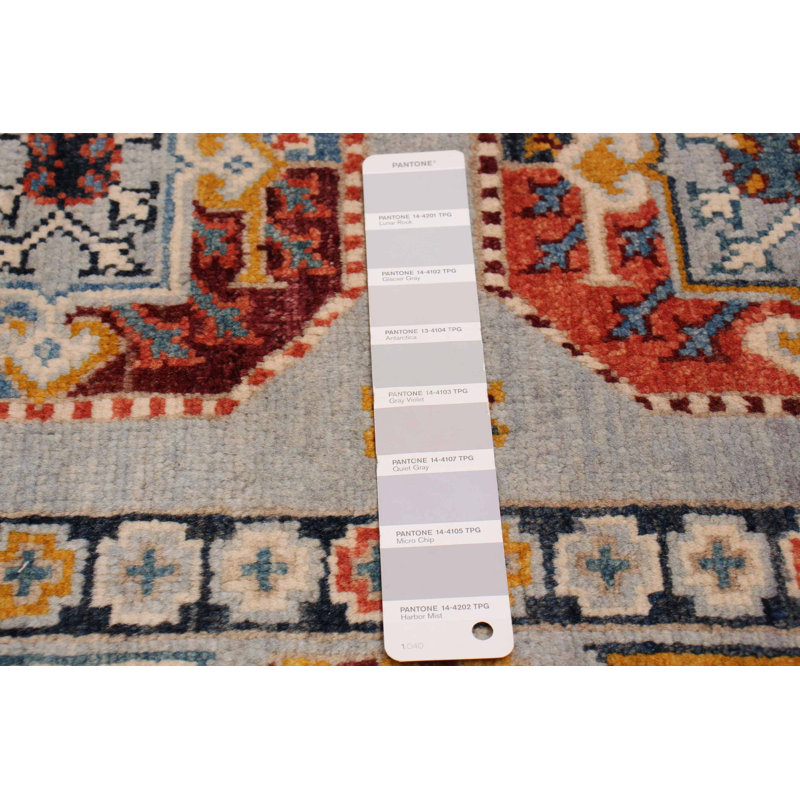 Tapis unique gris 4 pi 9 po x 6 pi 5 po Zaaron