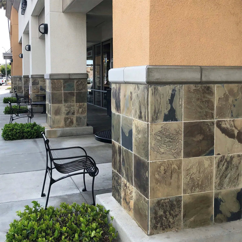 Rustic Amber Slate Wall and Floor Tile