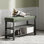 Banc de rangement pour 8 paires de chaussures Amsterdam