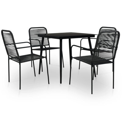 Dorthe 4 - Person Patio Dining Set with Square Table