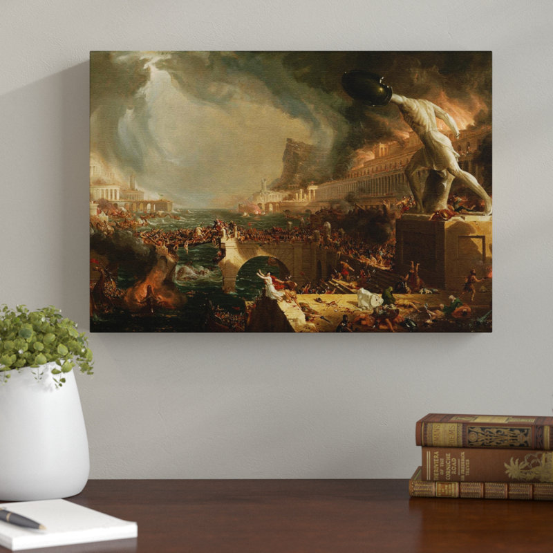 Thomas Cole - Wrapped Canvas Painting, 35cm H x 50cm W