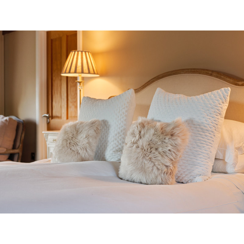 Sheepskin Cushion With Filling