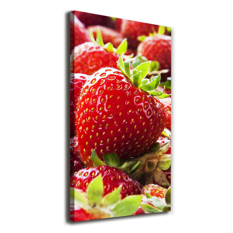Strawberries - Wrapped Canvas Print