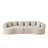 Boneless Curved Sectional Sofa-1405910588