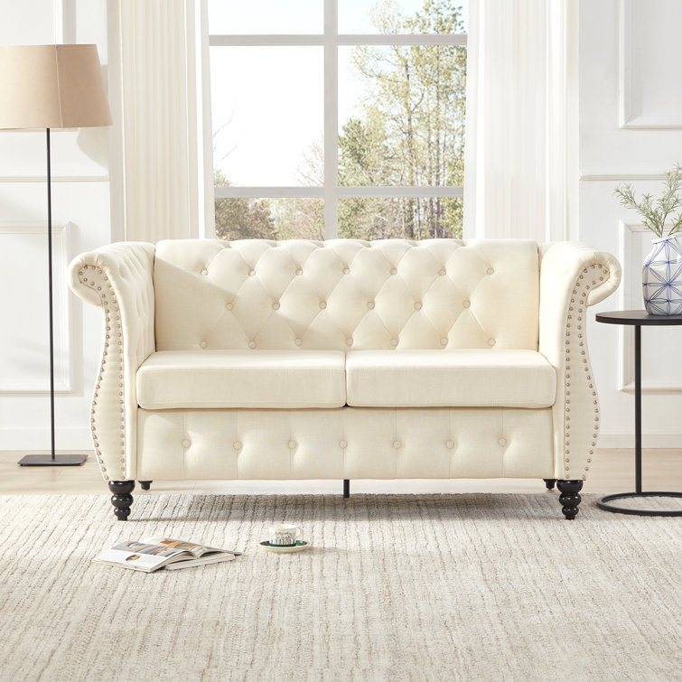 Lark Manor Arvis 66'' Upholstered Loveseat & Reviews | Wayfair