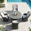 Ensemble repas pour 4 personnes avec table ronde