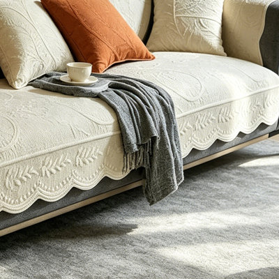 Cotton Box Cushion Sofa Slipcover