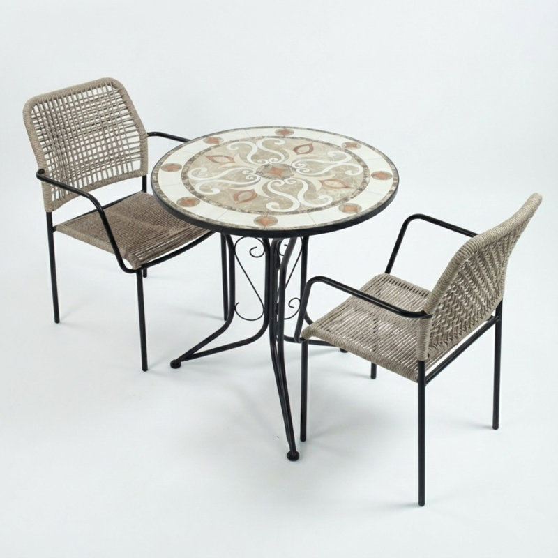 2 - Person Patio Dining Set with Round Table