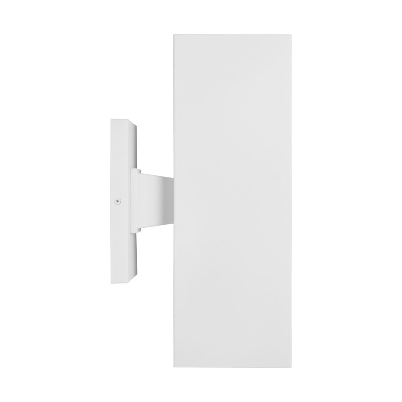 Sean Lavin Pohl Outdoor Fixture In Outdoor Textured White Finish, 14.25" H x 5" W x 7.75" D, 2 Lights