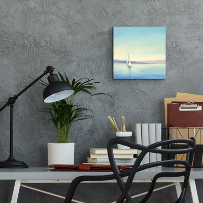 «Heading Home» par Julia Purinton, art mural en verre acrylique