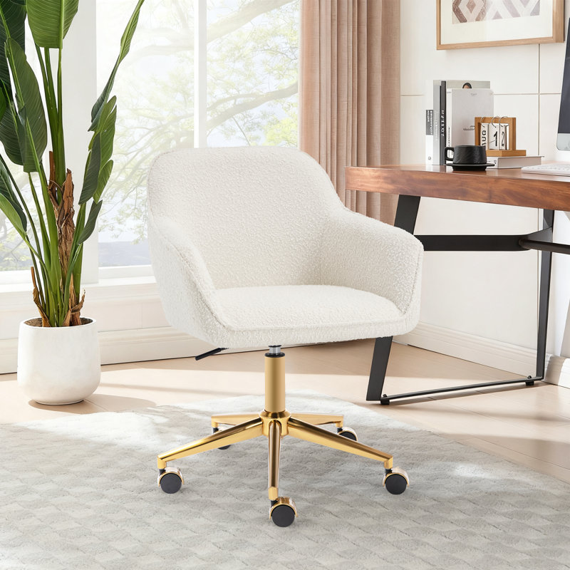 Chaise de travail Adamell, White