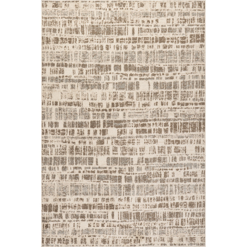 Tylier Modern Abstract Area Rug, Rectangle 5' x 8'