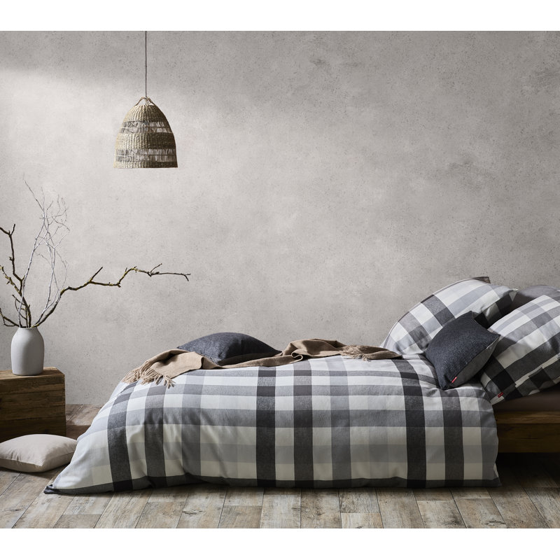 Lech Cotton Flannel Duvet Cover Set Set