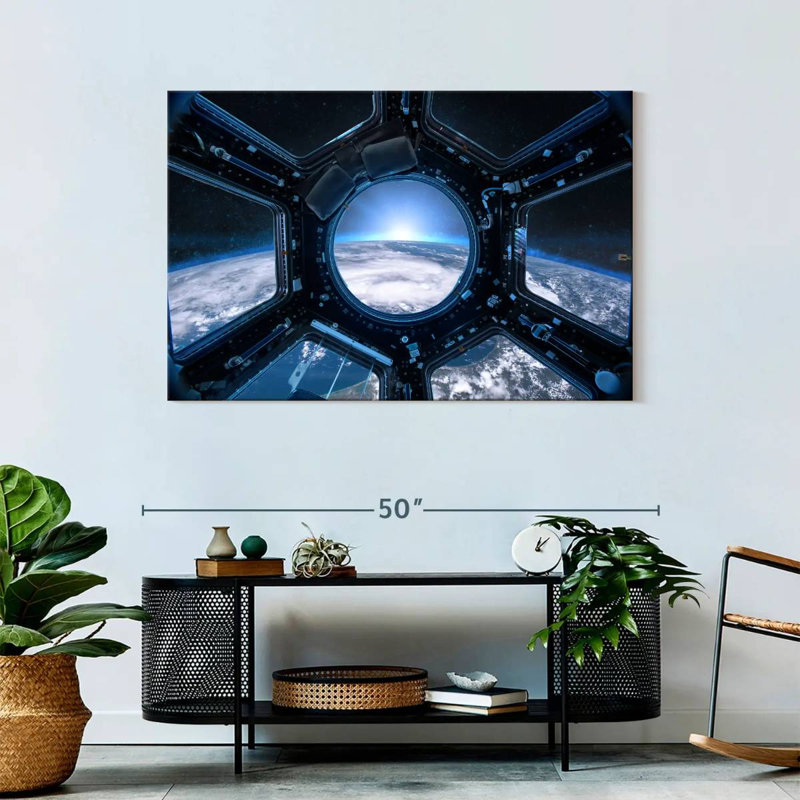 Oberle Earth From Space Station, 30" H x 45" W