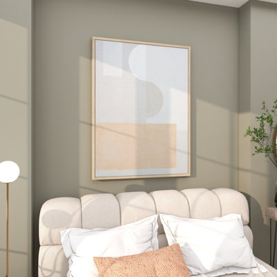 " Minimalist Mid Century Modern Abstract " Painting Print