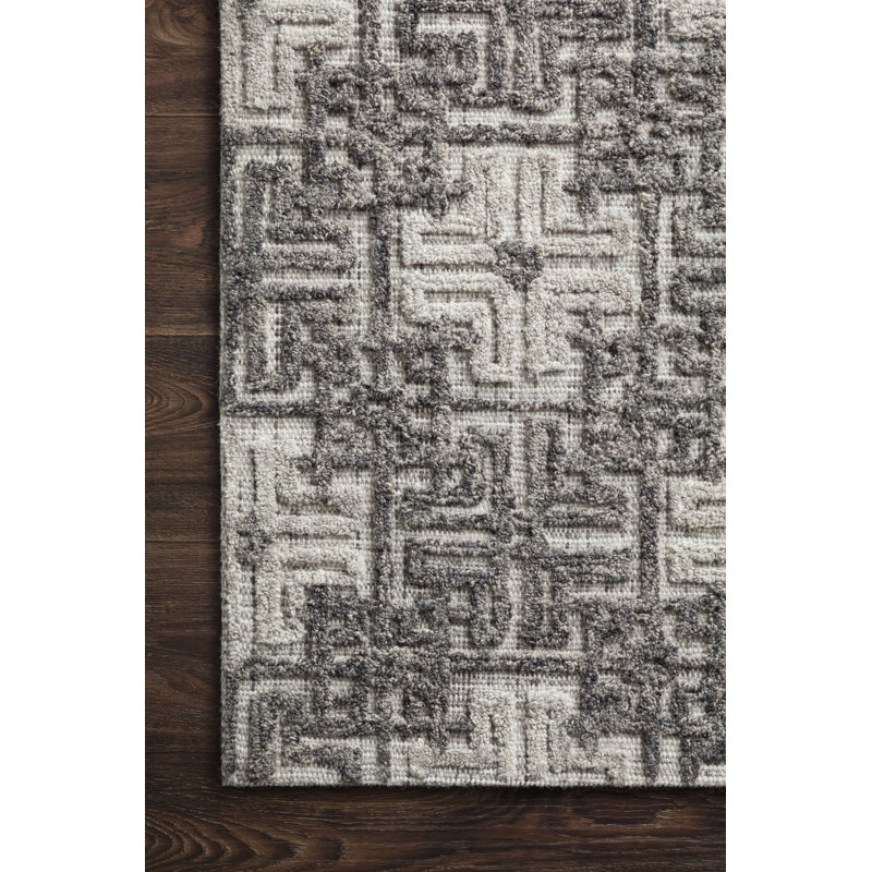 Zyshonne Wool Indoor Rug, Rectangle 2'3" x 3'9"