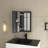 12" Rectangular Medicine Cabinet With Mirror-836820267