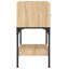 Shabari 40.5cm W Iron Bedside Table-1924250999-1889720837