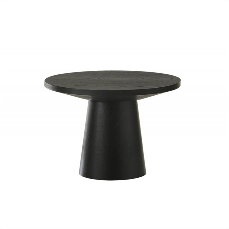 Table d'appoint 22 po. Table de bout moderne en bois, Noir